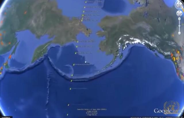 Google 地球发现海底长城包围了整个地球？