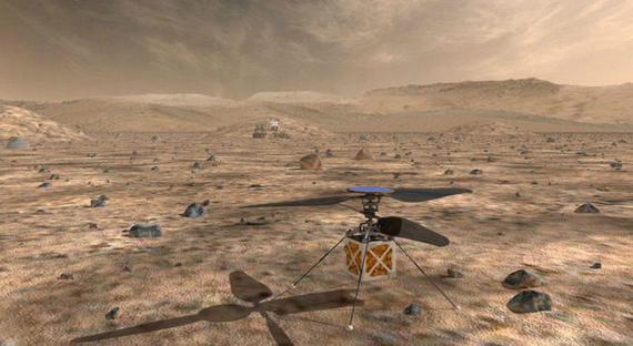 美国宇航局将在2021年放飞首架火星无人直升机