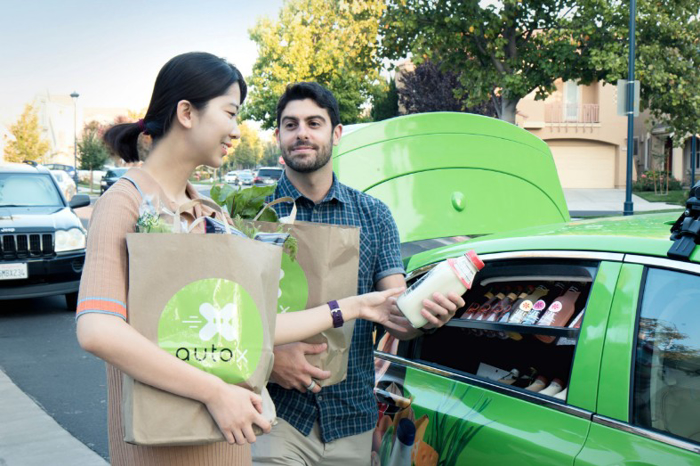 AutoX加州推首个自动驾驶食品杂货配送服务 杂货生鲜直接上门选购